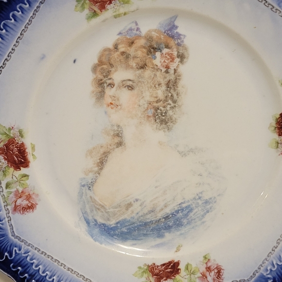 ❤ ANTIQUE PORCELAIN PLATE - Picture 7 of 15